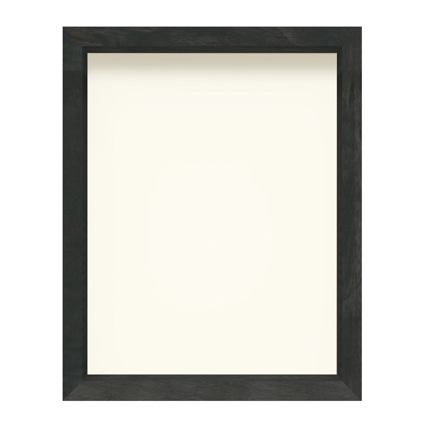 11" x 14" Black Driftwood Finish MDF Wood Shadow Box Frame