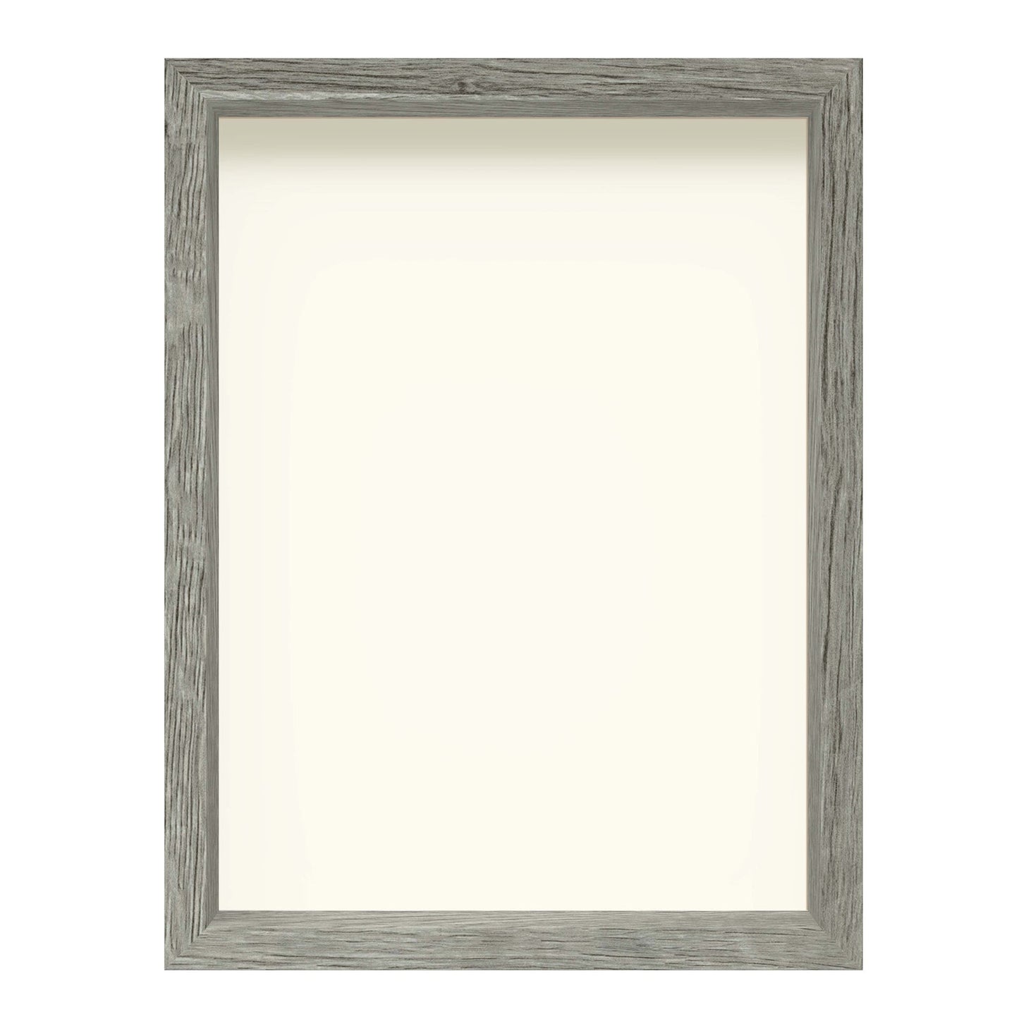 12" x 16" Gray Driftwood Finish MDF Wood Shadow Box Frame