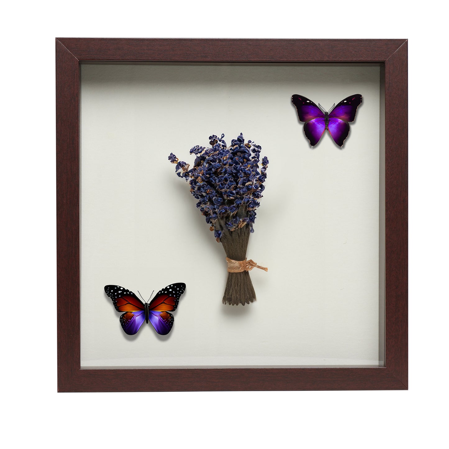 11" x 11” Mahogany MDF Wood Shadow Box Frame