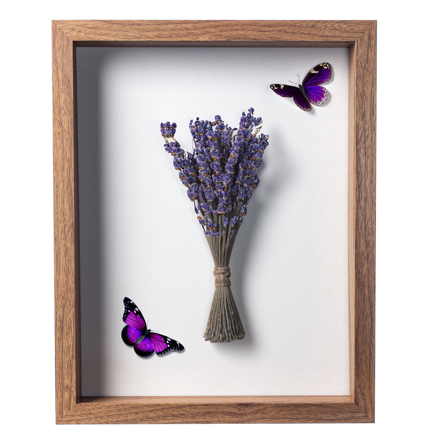 11" x 14” Light Oak MDF Wood Shadow Box Frame