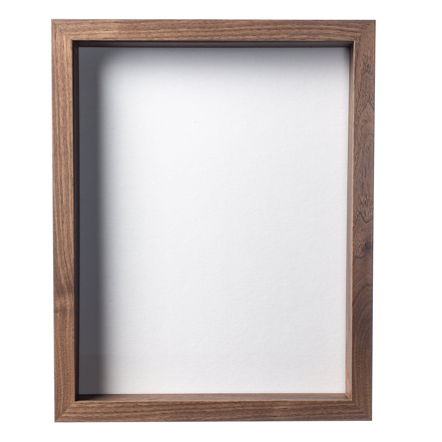 11" x 14” Dark Oak MDF Wood Shadow Box Frame