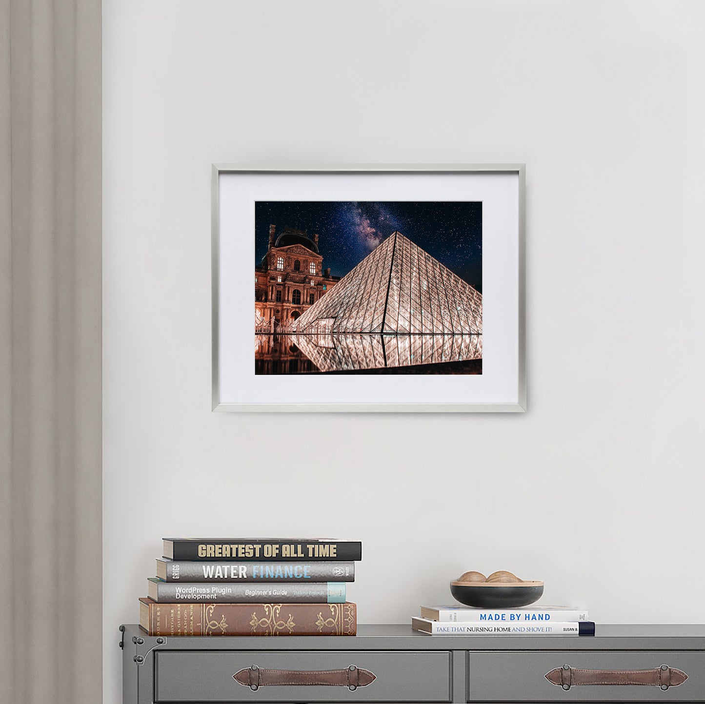11" x 14" Deluxe Silver Aluminum Contemporary Picture Frame, 8" x 10" Matted