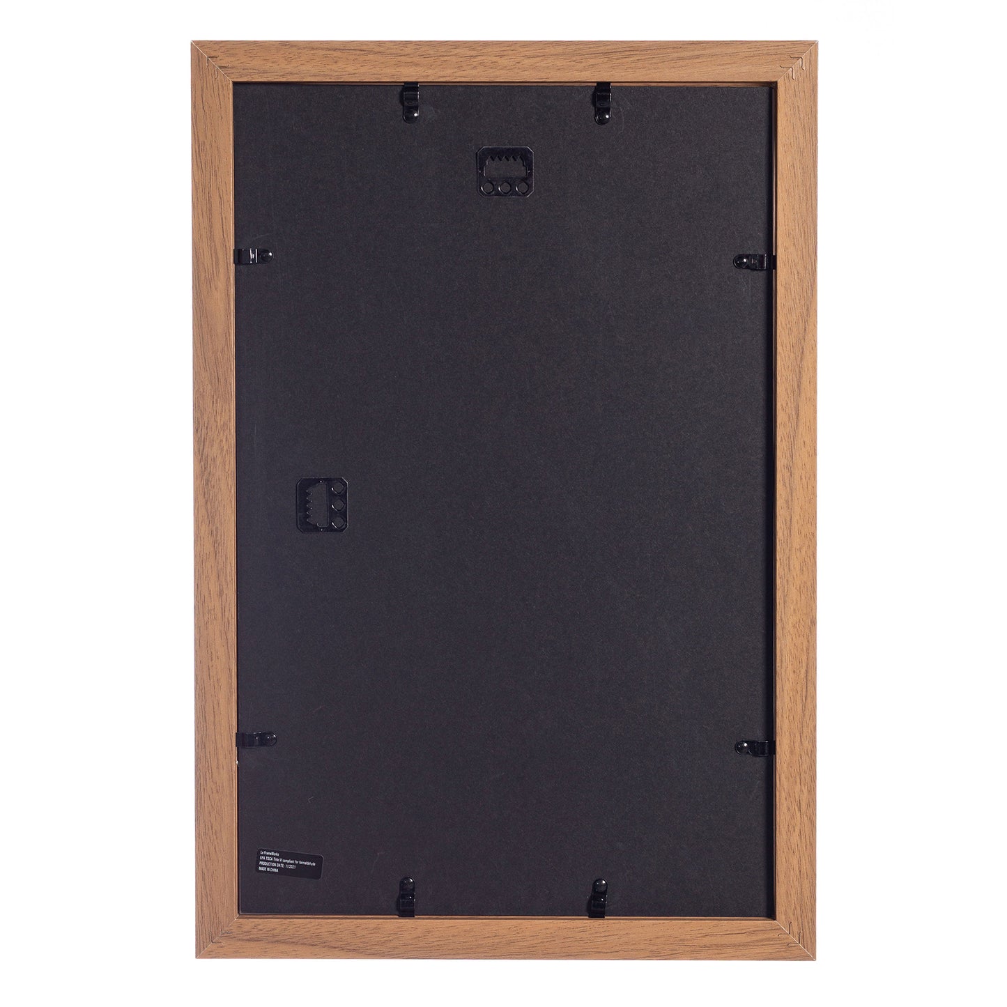 11" x 17" Light Oak Wood 2-Pack Back-Loading Poster Frames