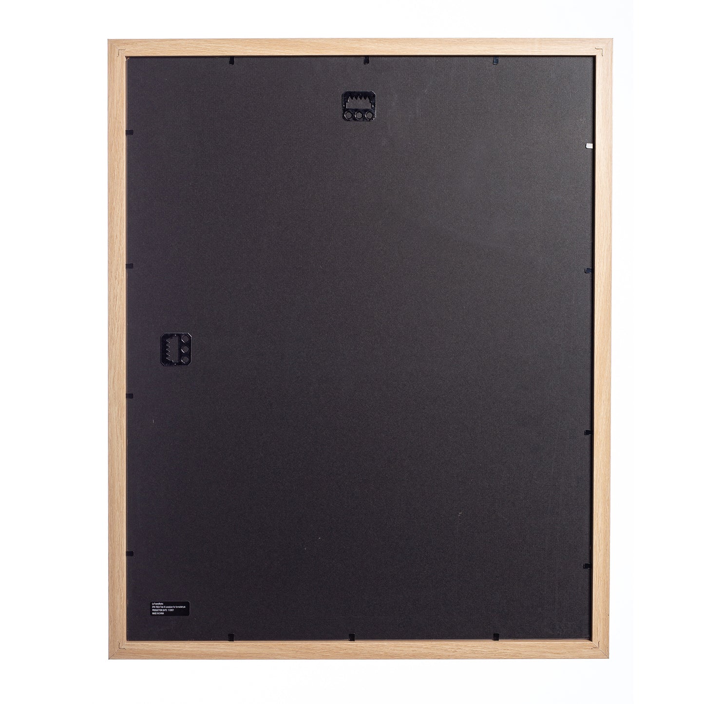 16" x 20” Classic Natural Oak Wood Picture Frame with Tempered Glass, 11" x 14" Matted