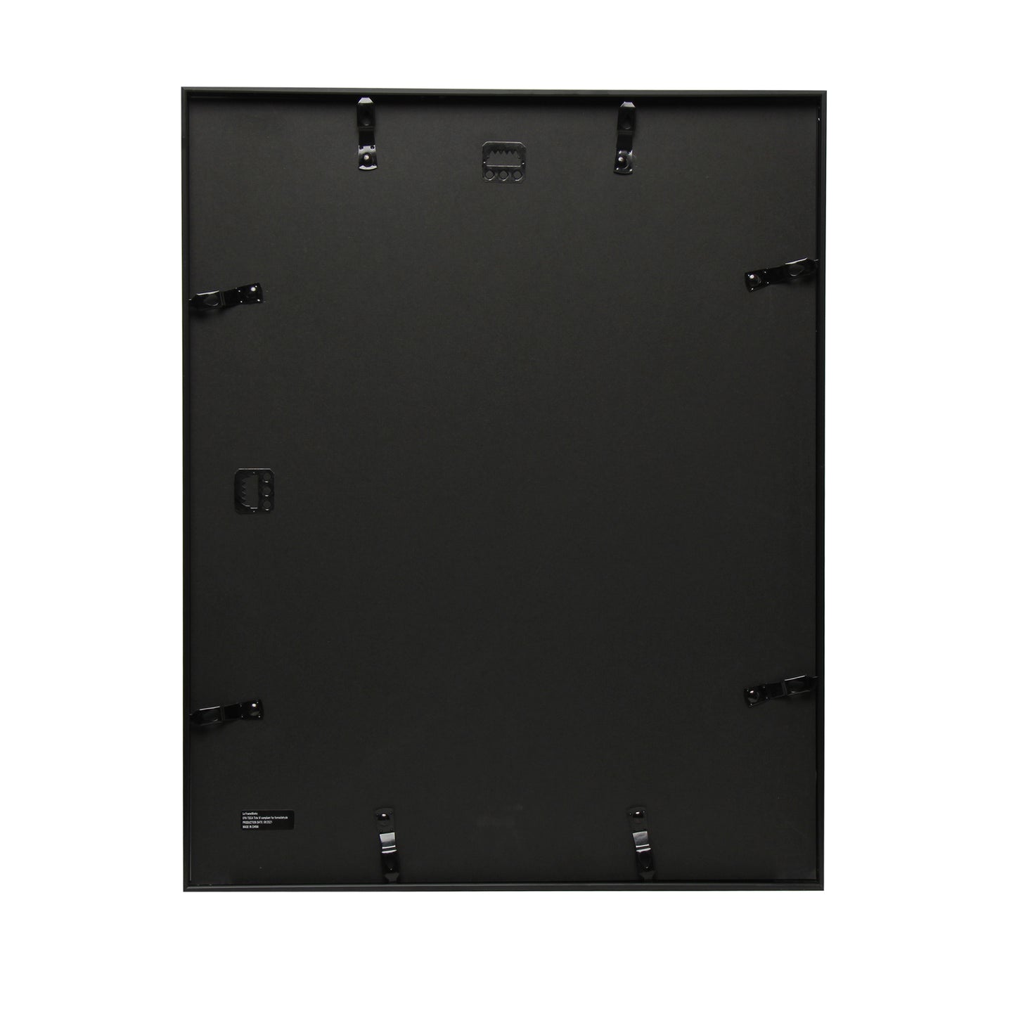 16" x 20" Deluxe Black Aluminum Contemporary Picture Frame, 11" x 14" Matted