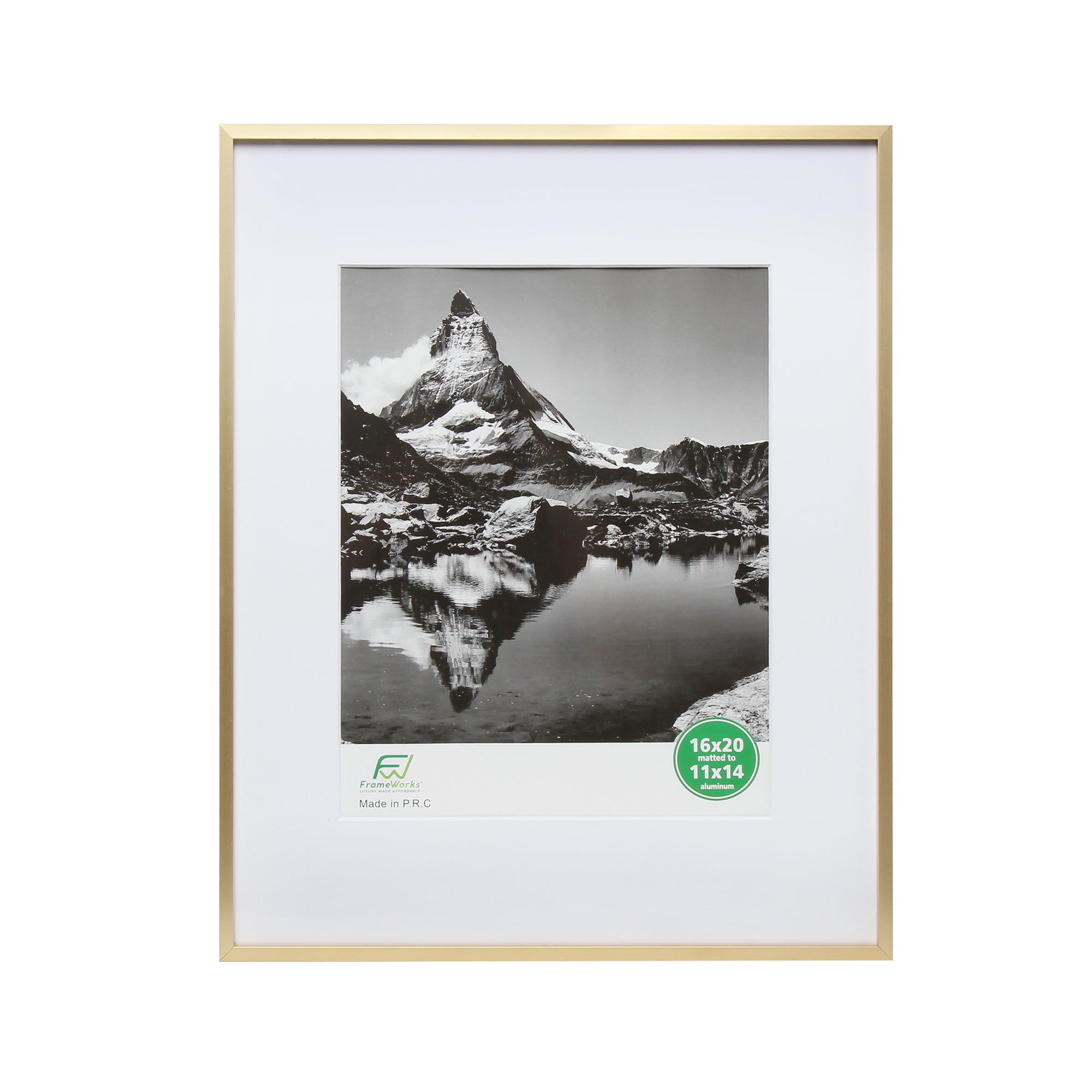 matted poster frame