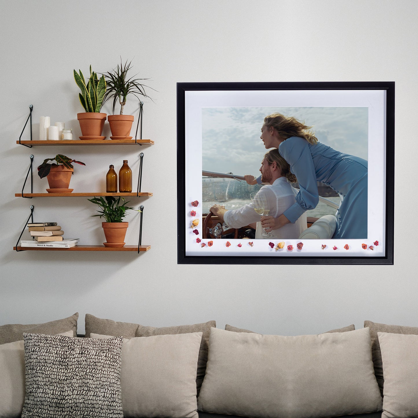 20" x 24" Black MDF Wood Multi-Pack Gunnabo Picture Frames, 16" x 20" Matted
