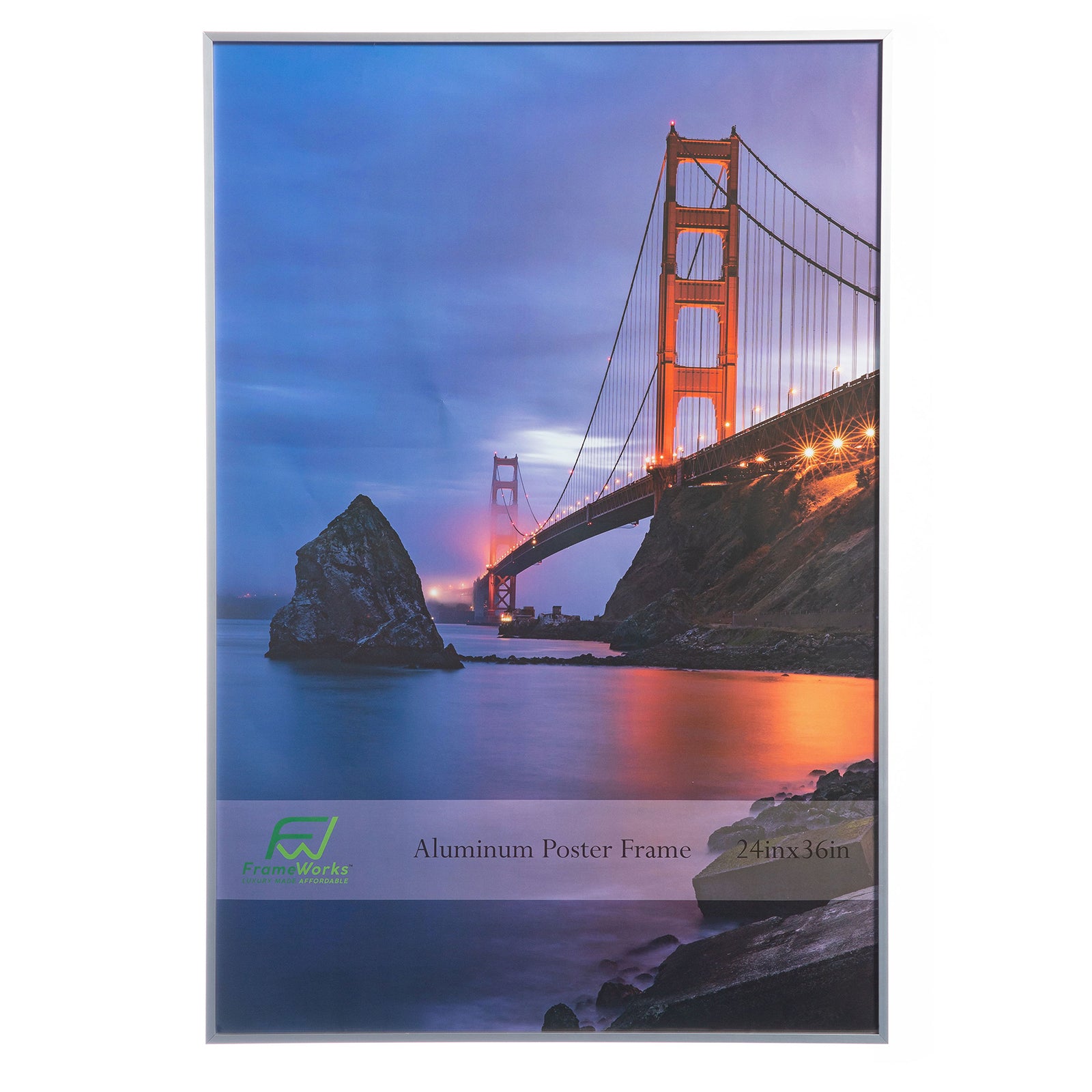 Aluminum Photo Frame For Wall Hanging With Plexiglass Metal Picture Frame  For Pictures Poster Frame Classic Certificate Frame