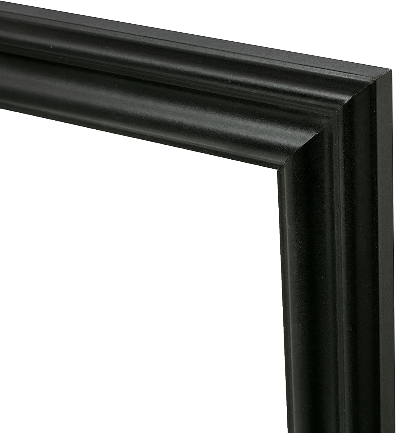 4" x 6" Black Wood 2-Pack Picture Frames with Molded Edges