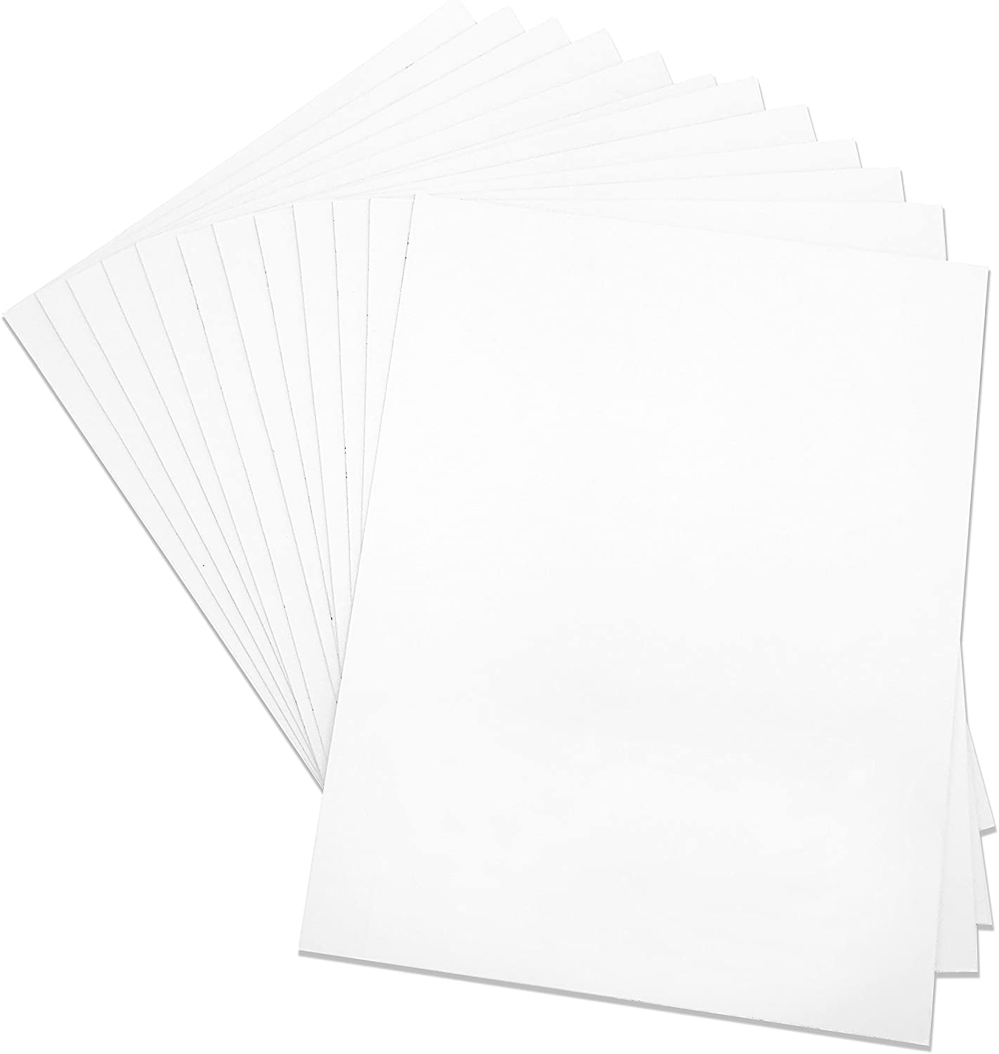 5" x 7" 25 Pack of Brown Mat Boards, Backing Boards and Plastic Bags