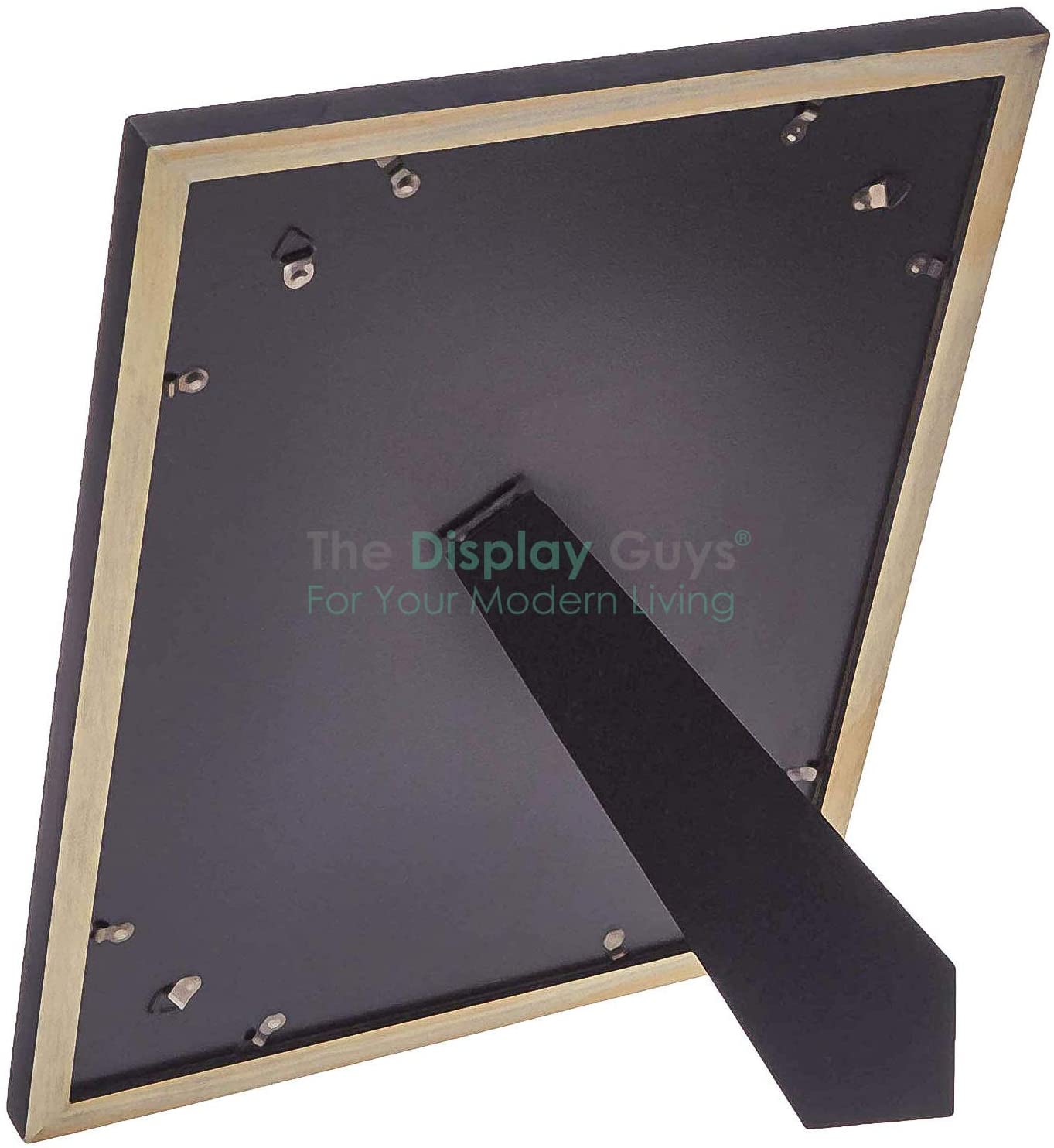7 Piece Black Solid Pine Wood Collage Multi-Size Picture Frame Set with 16" x 20" Frame