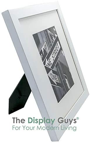 7 Piece White Solid Pine Wood Collage Multi-Size Picture Frame Set with 16" x 20" Frame