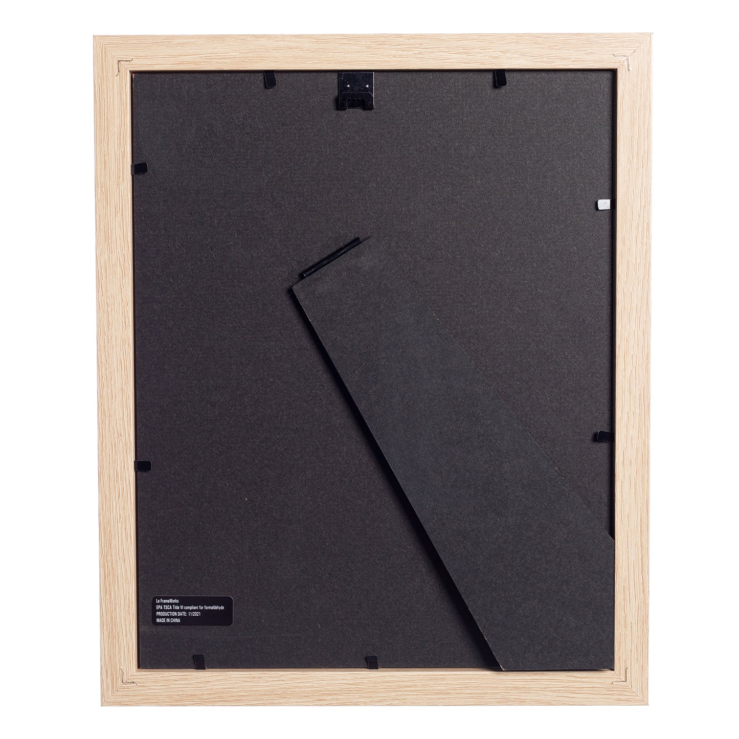 8" x 10" Classic Natural Oak Wood Picture Frame with Tempered Glass, 5" x 7" Matted