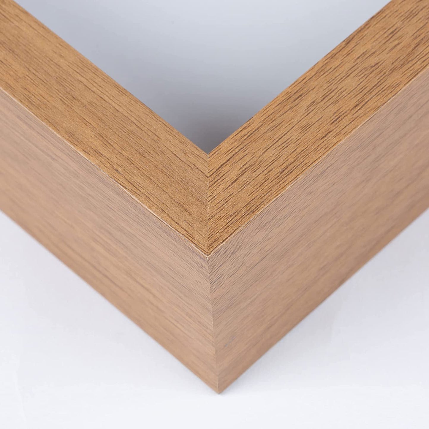 8” x 10” Light Oak MDF Wood Shadow Box Frame