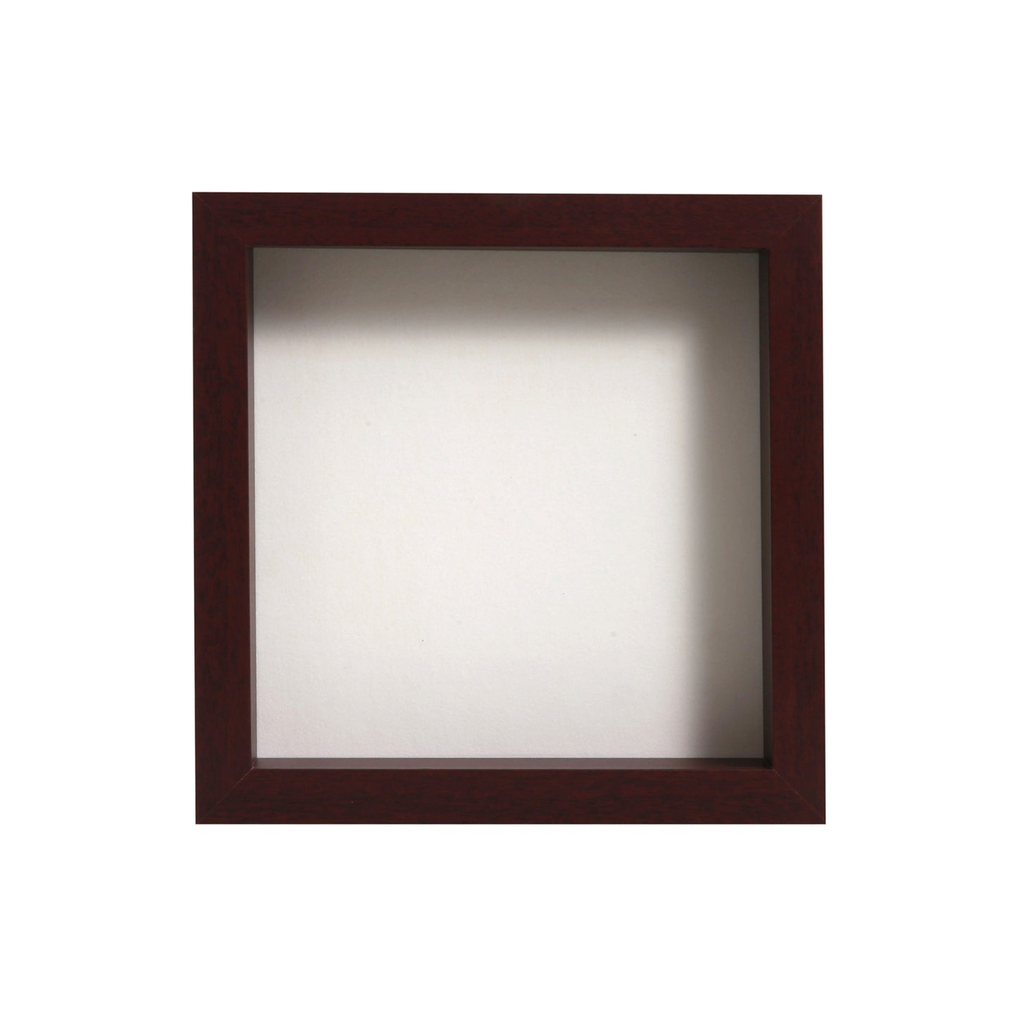 8" x 8” Mahogany MDF Wood Shadow Box Frame