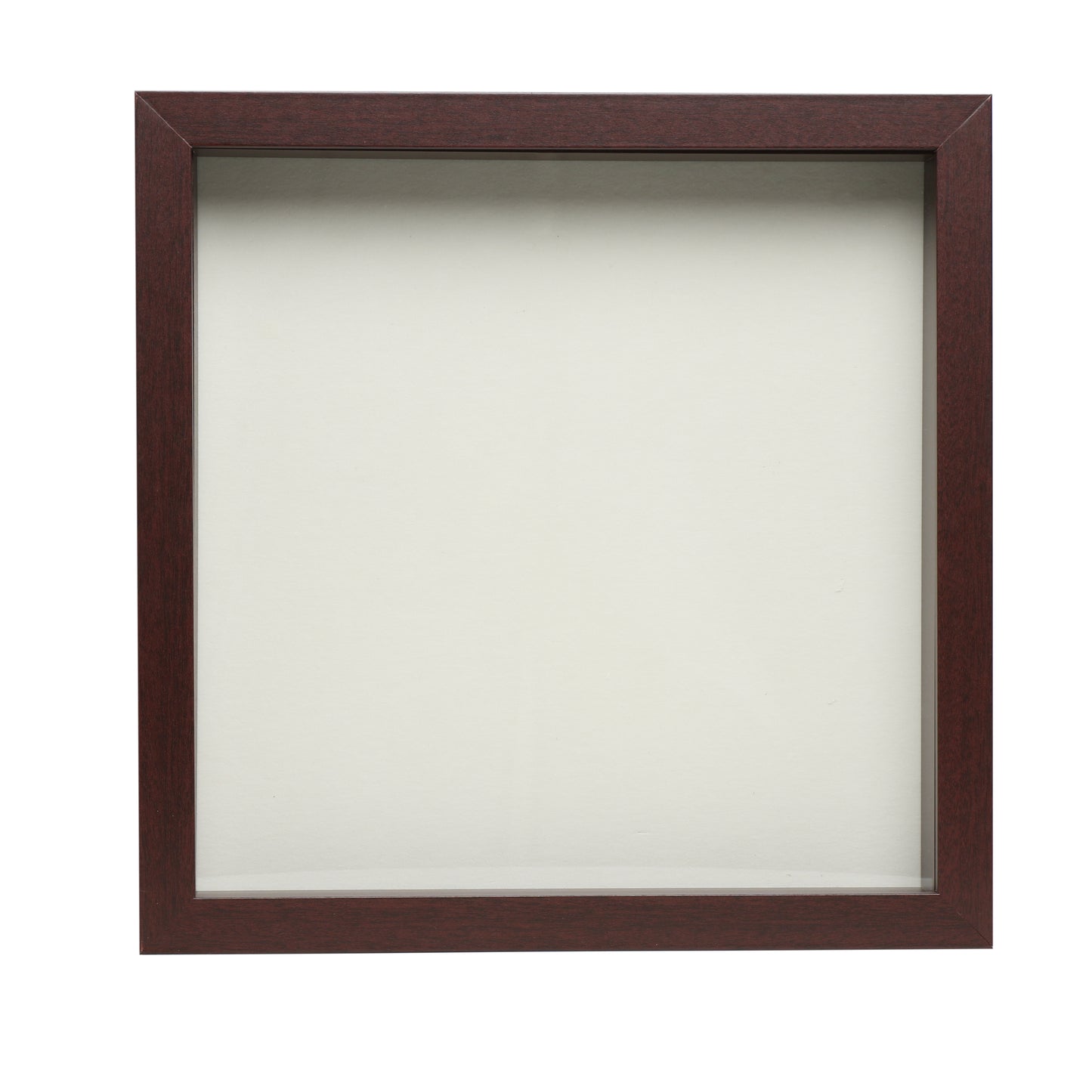 11" x 11” Mahogany Wood Shadow Box Frame