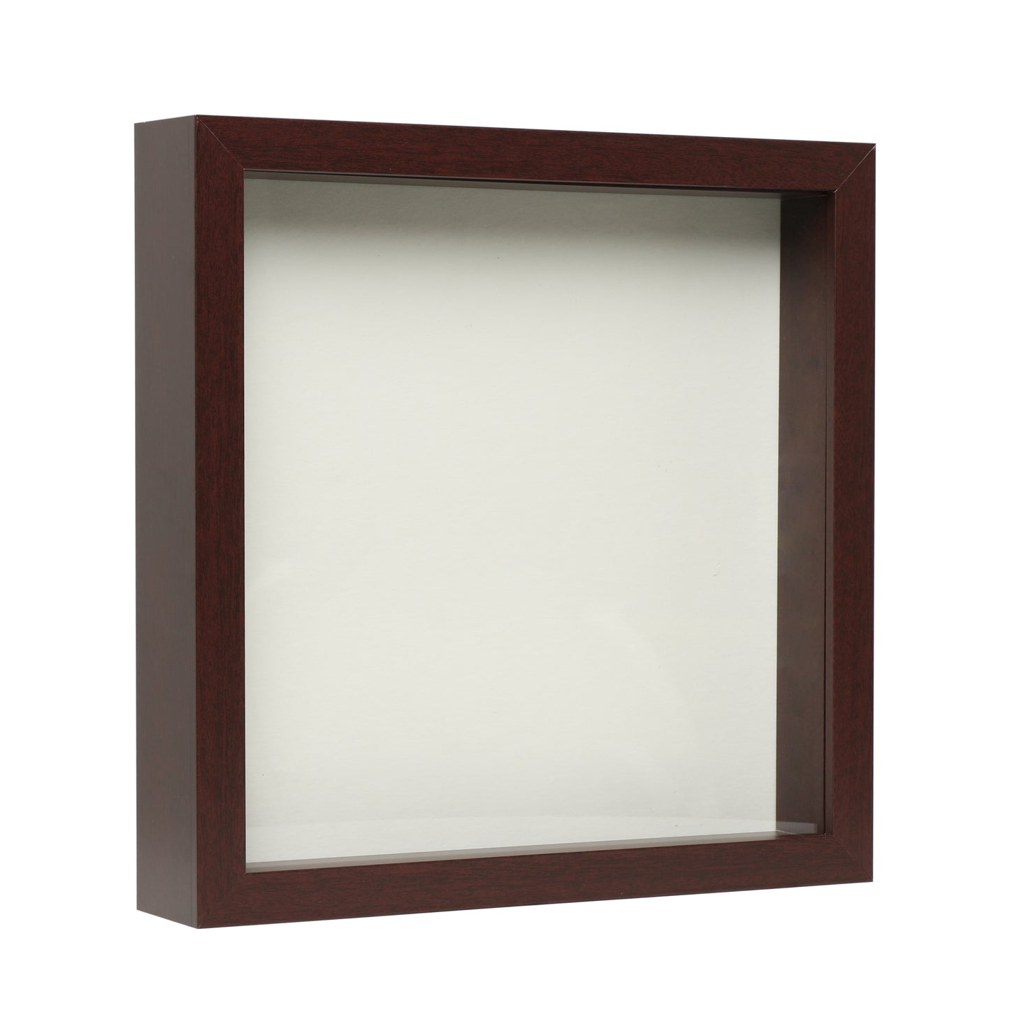 11" x 11” Mahogany Wood Shadow Box Frame