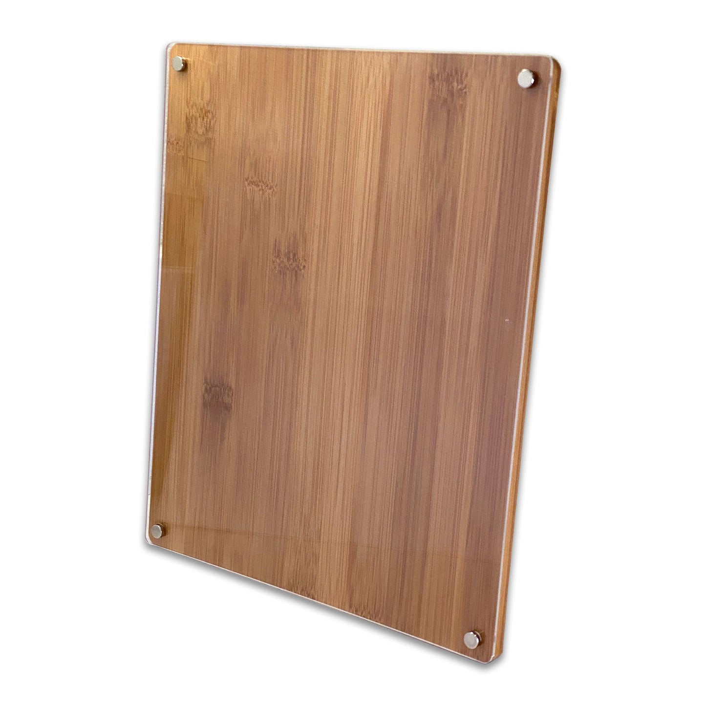 Bam & Boo 8" x 10" Bamboo and Acrylic Sign Holder Display Frame