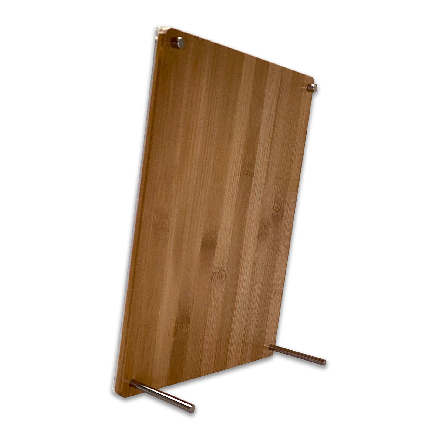 Bam & Boo 8" x 10" Bamboo and Acrylic Sign Holder Display Frame