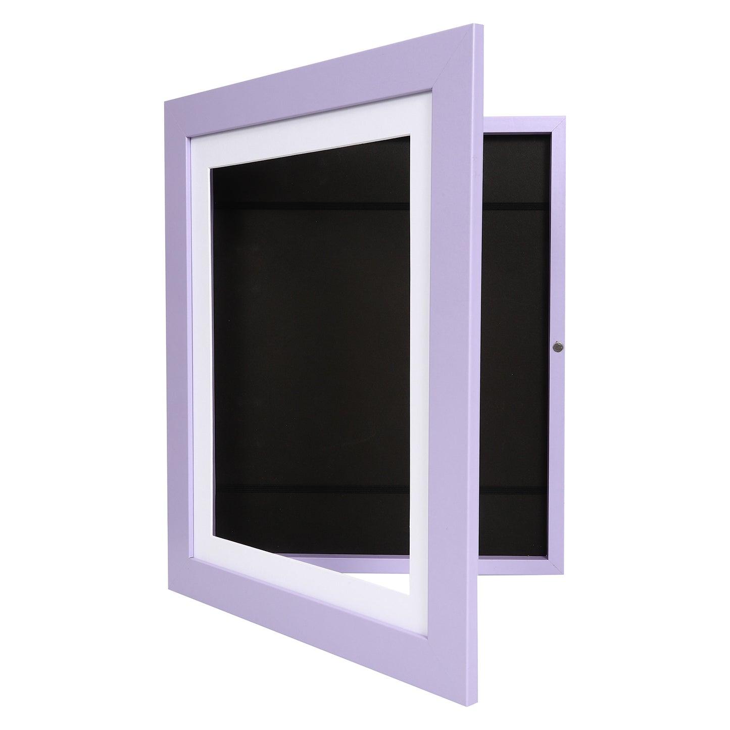 10" x 12.5" Lavender MDF Wood Children's Art Picture Frame with Elastic Straps