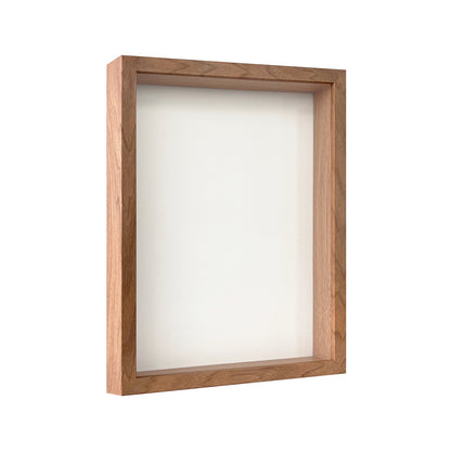 12" x 16” Light Oak MDF Wood Shadow Box Frame