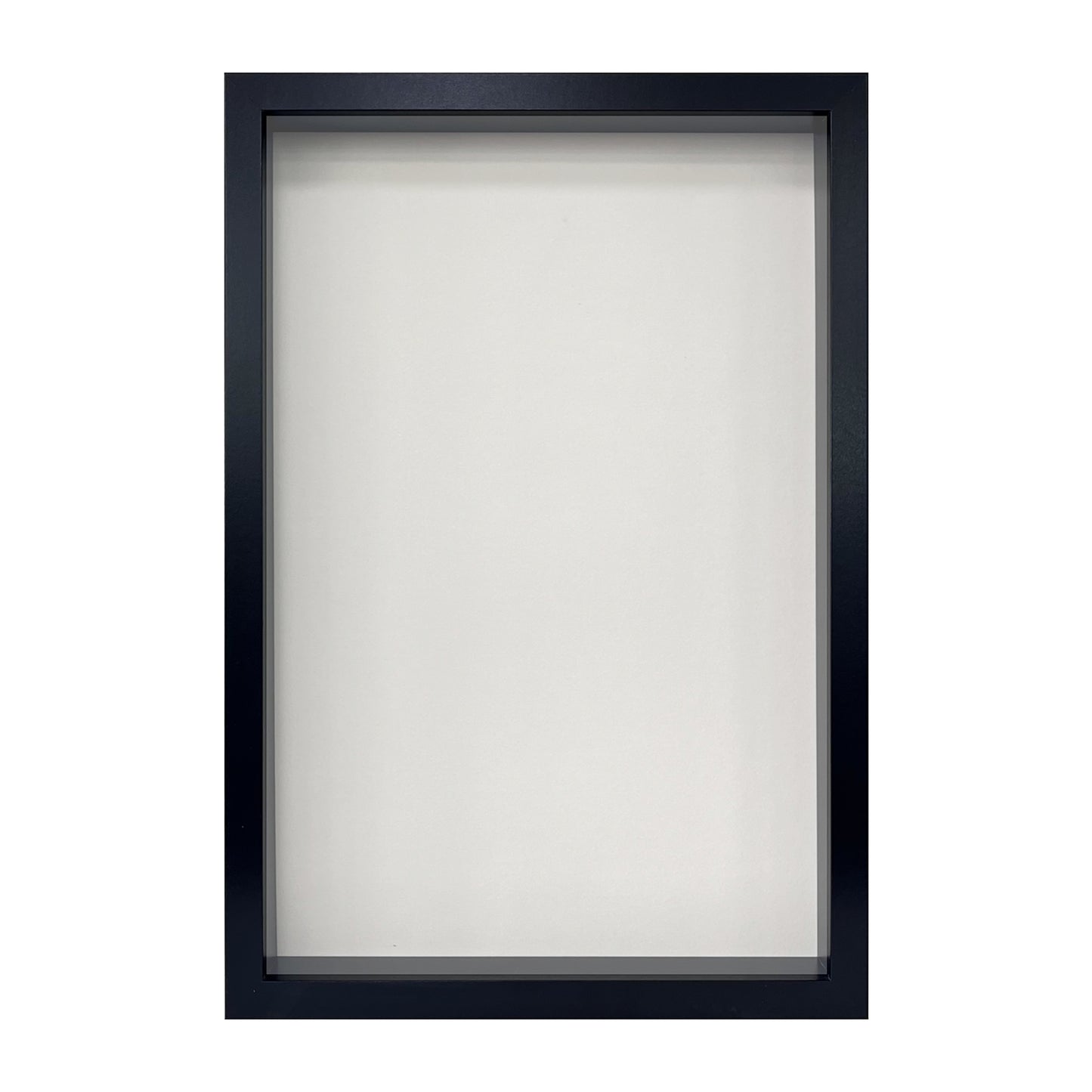 12" x 18” Black MDF Wood Shadow Box Frame