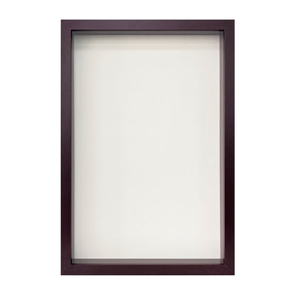 12" x 18” Mahogany MDF Wood Shadow Box Frame