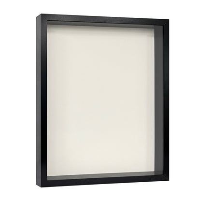 16" x 20” Black MDF Wood Shadow Box Frame