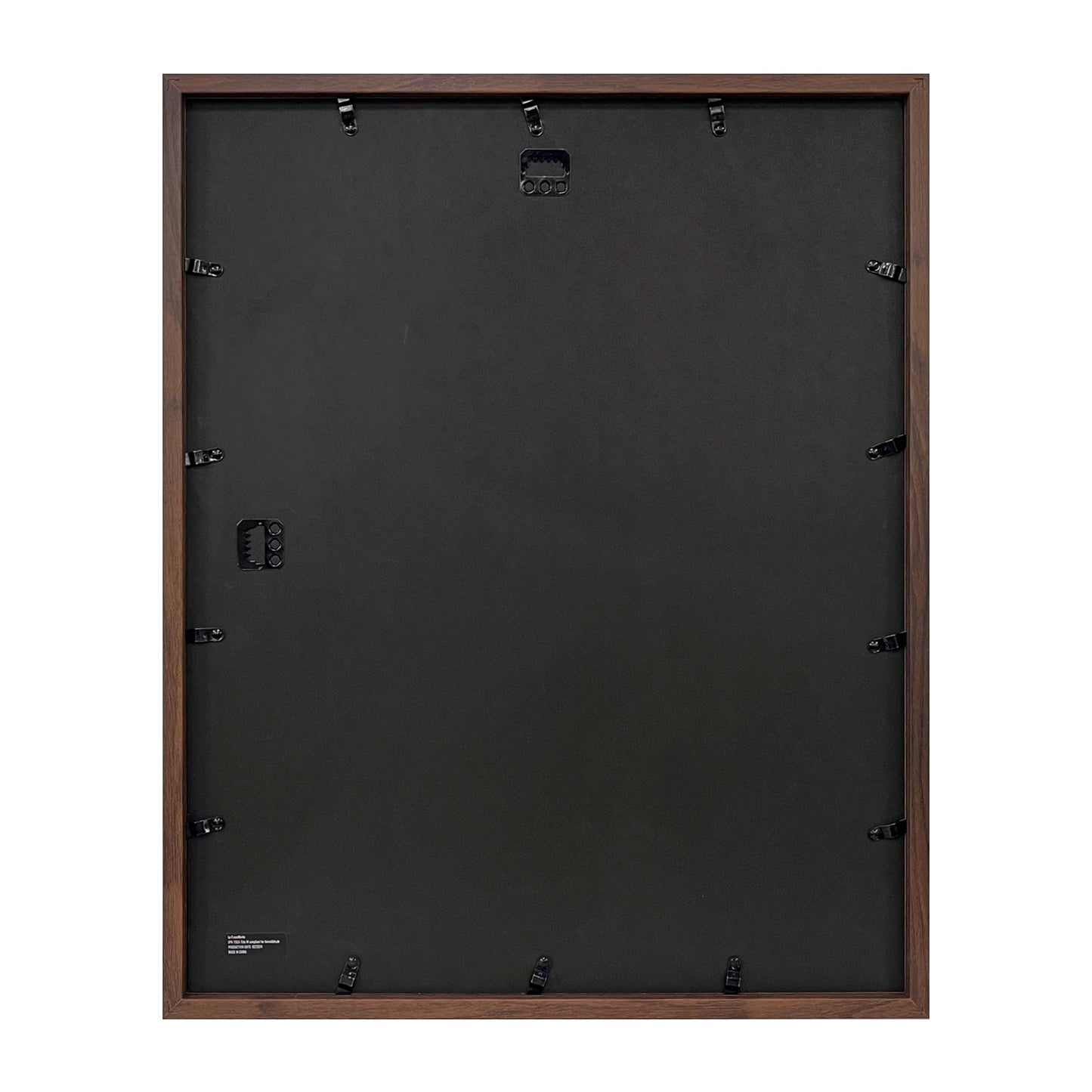 16" x 20” Dark Oak MDF Wood Shadow Box Frame