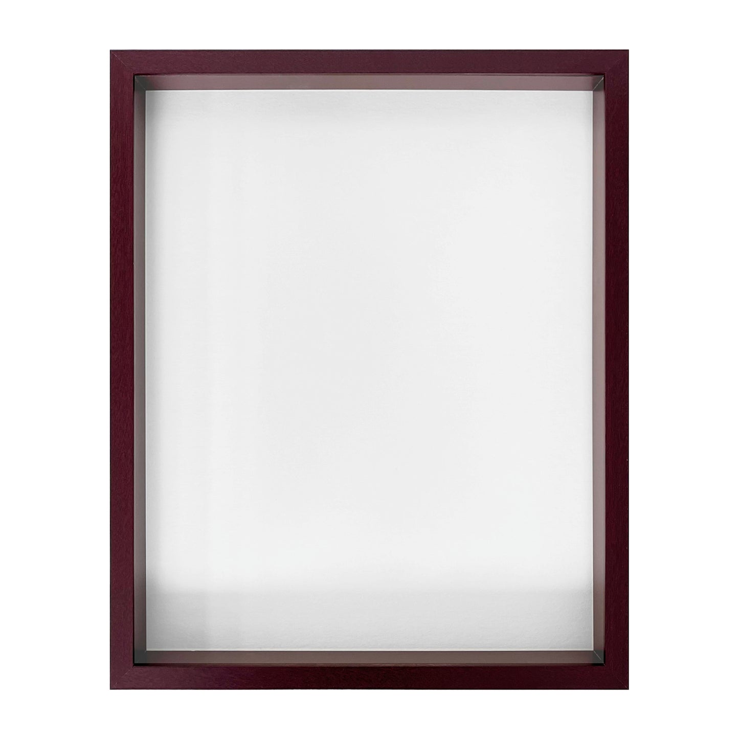 16" x 20” Mahogany MDF Wood Shadow Box Frame