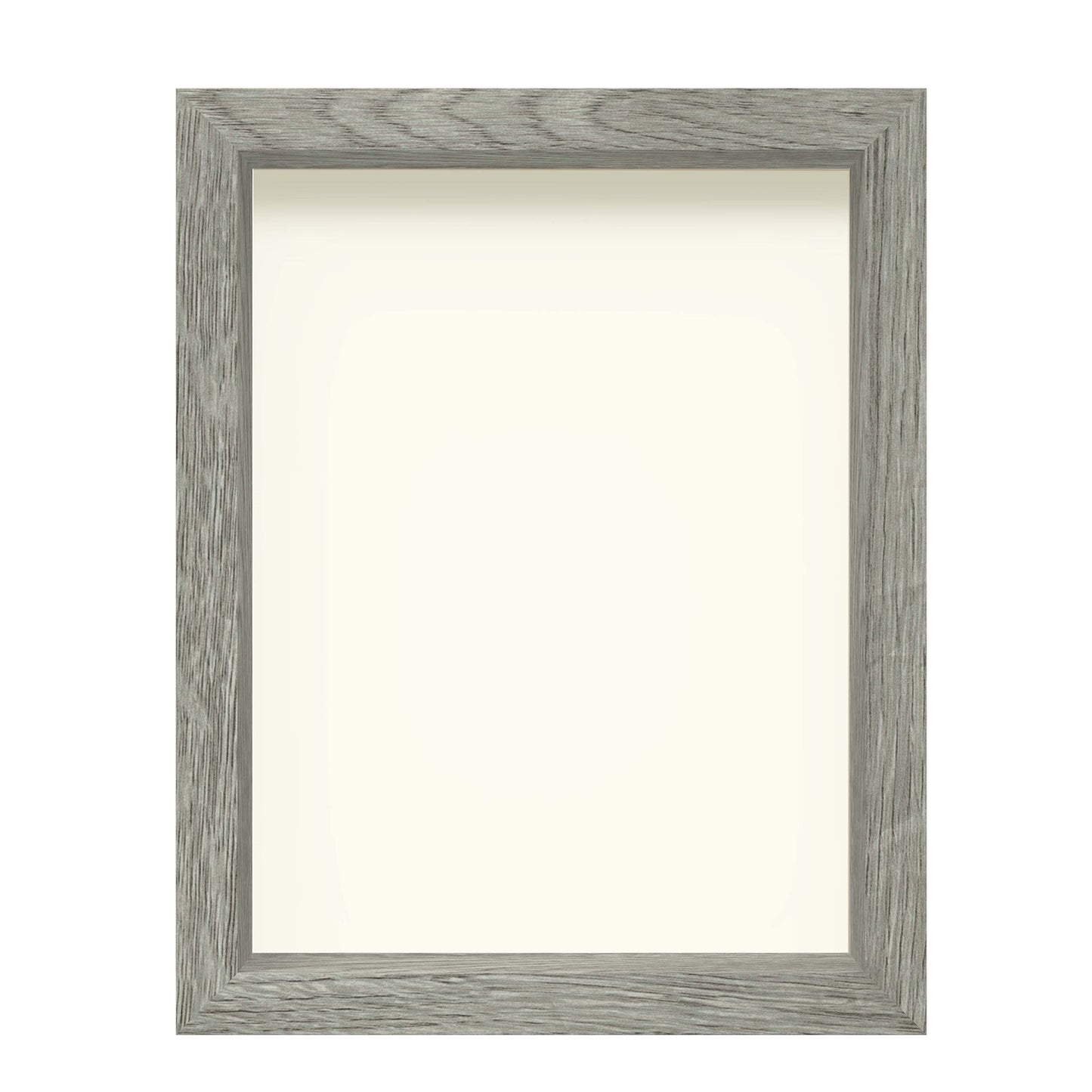 8 1/2" x 11" Gray Driftwood Finish MDF Wood Shadow Box Frame