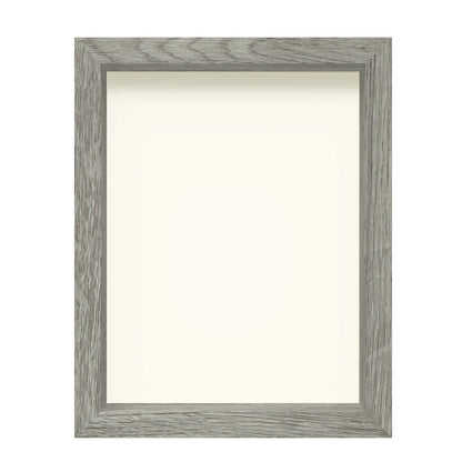 8 1/2" x 11" Gray Driftwood Finish MDF Wood Shadow Box Frame