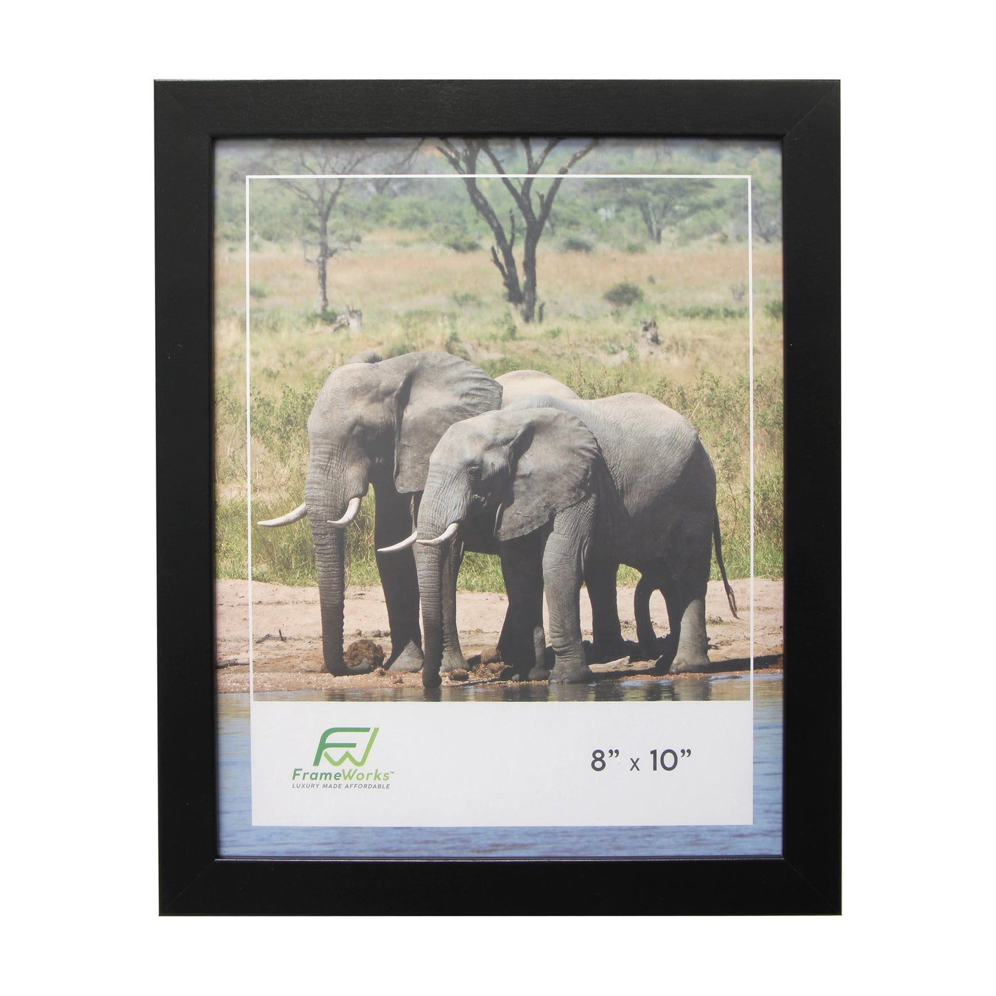 (96-Pack) 8" x 10” Classic Black Gallery Style Picture Frame