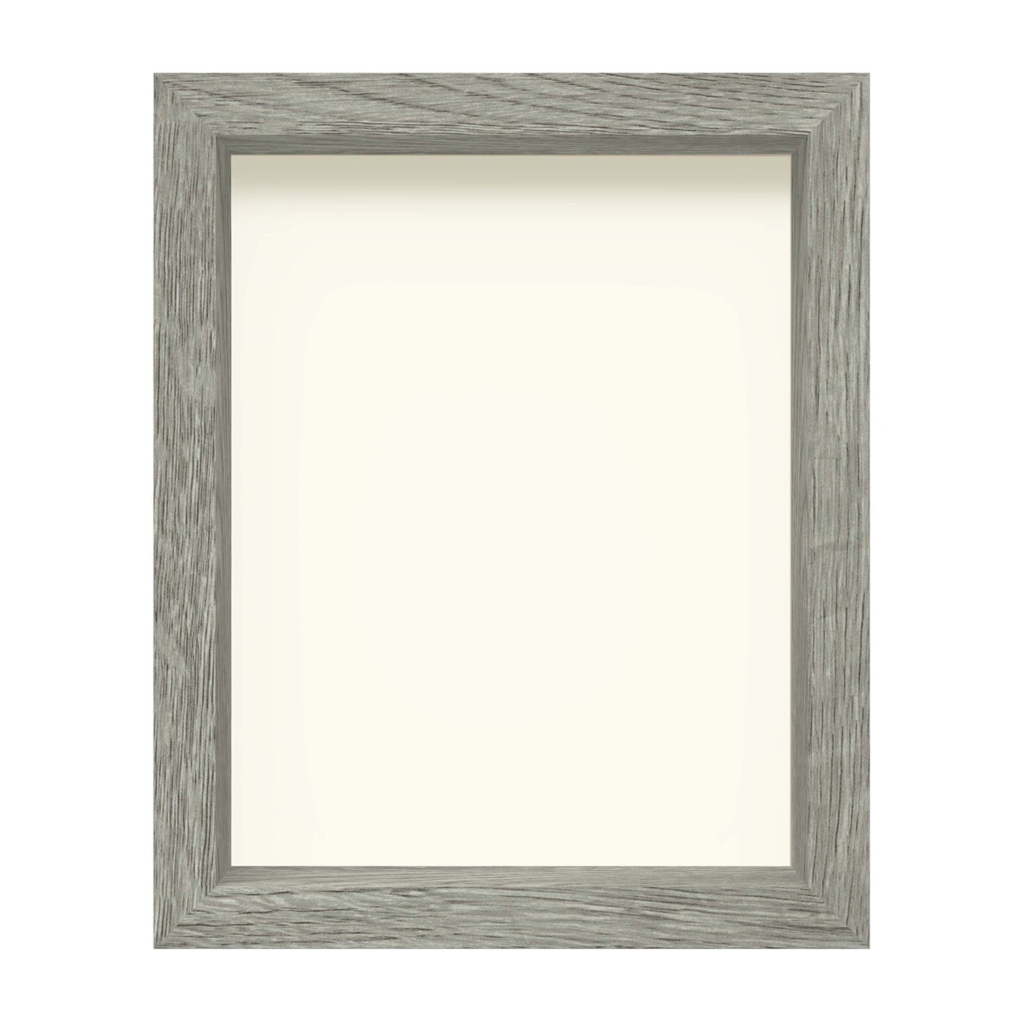 8" x 10" Gray Driftwood Finish MDF Wood Shadow Box Frame