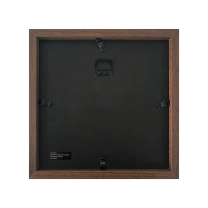 8" x 8” Dark Oak MDF Wood Shadow Box Frame