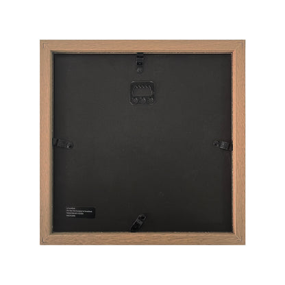 8" x 8” Light Oak MDF Wood Shadow Box Frame