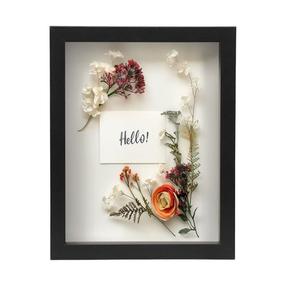 8” x 10” Black MDF Wood Shadow Box Frame