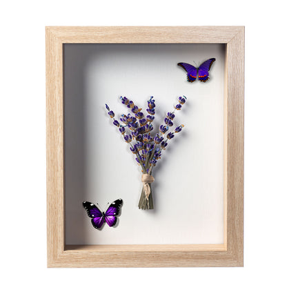 8” x 10” Natural Oak MDF Wood Shadow Box Frame