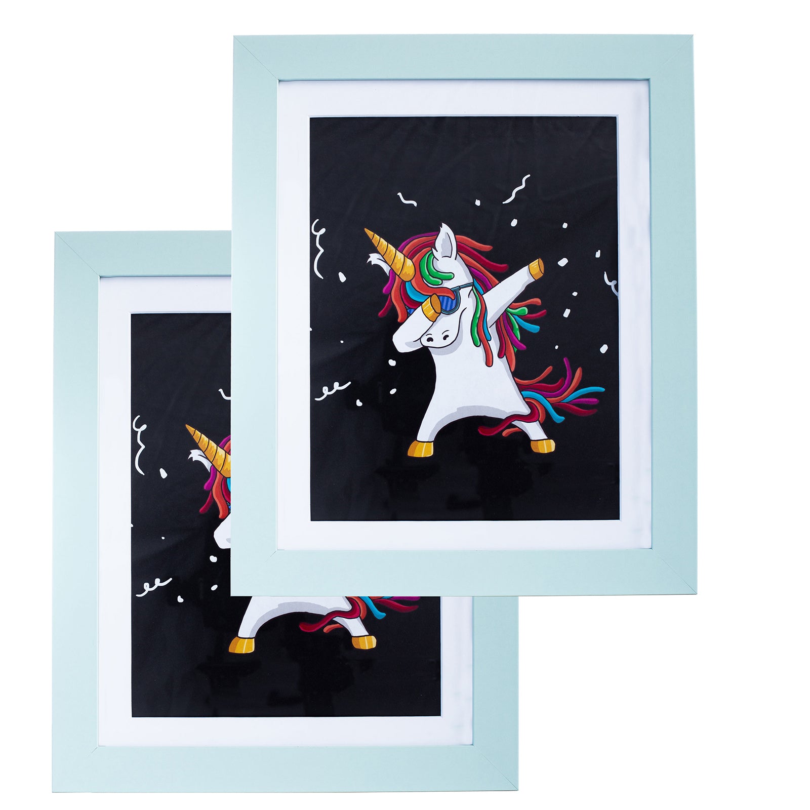 10 x 12.5 Mahogany MDF Wood Children's Art Picture Frame with Elasti –  FrameWorks