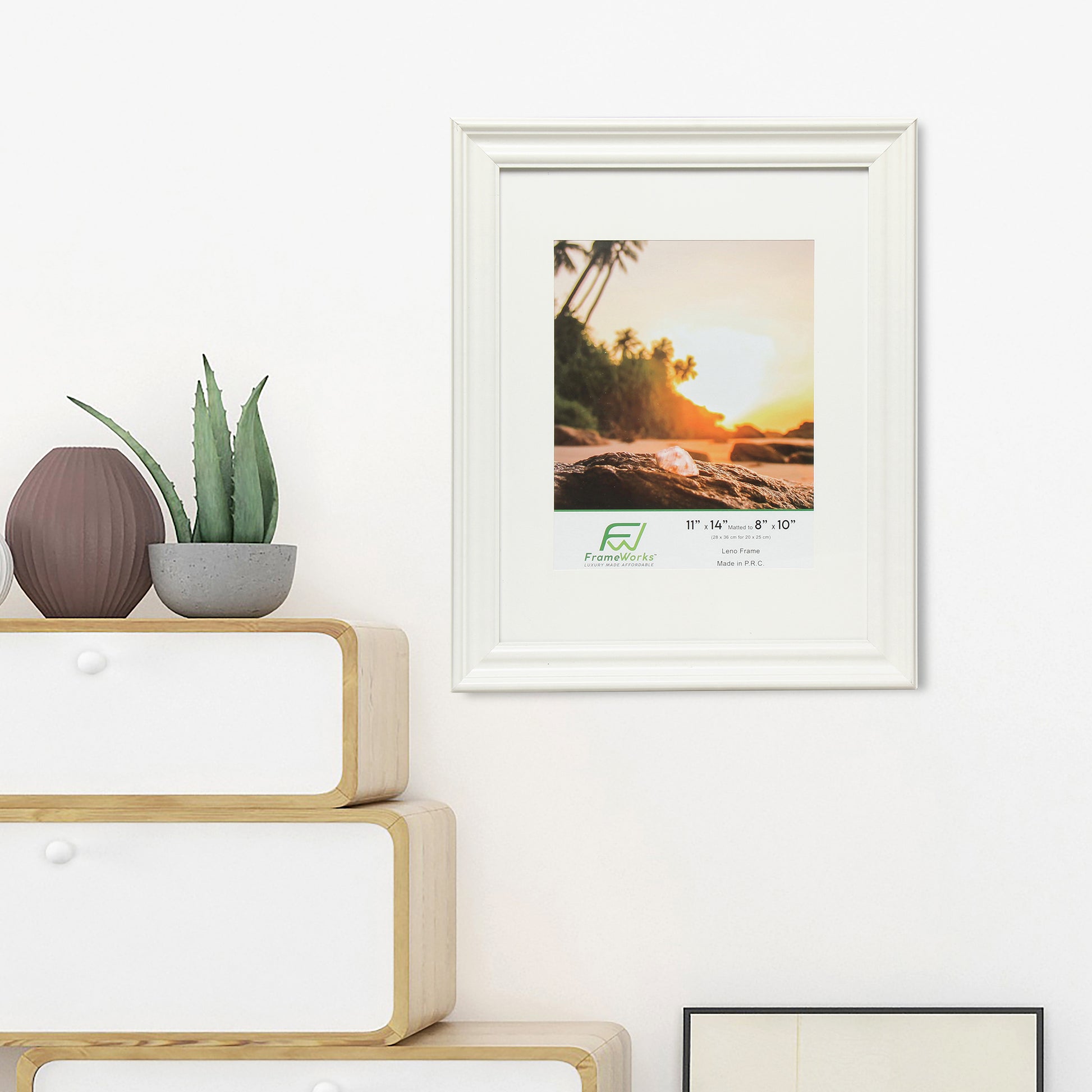 Malden International Designs Gray Mdf Wood Picture Frame (8-in x 10-in) in the Picture Frames Malden International Designs Gray Mdf Wood Picture Frame (8-in x 10-in) in the Picture Frames