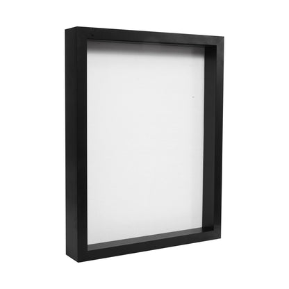 12" x 16” Black MDF Wood Shadow Box Frame