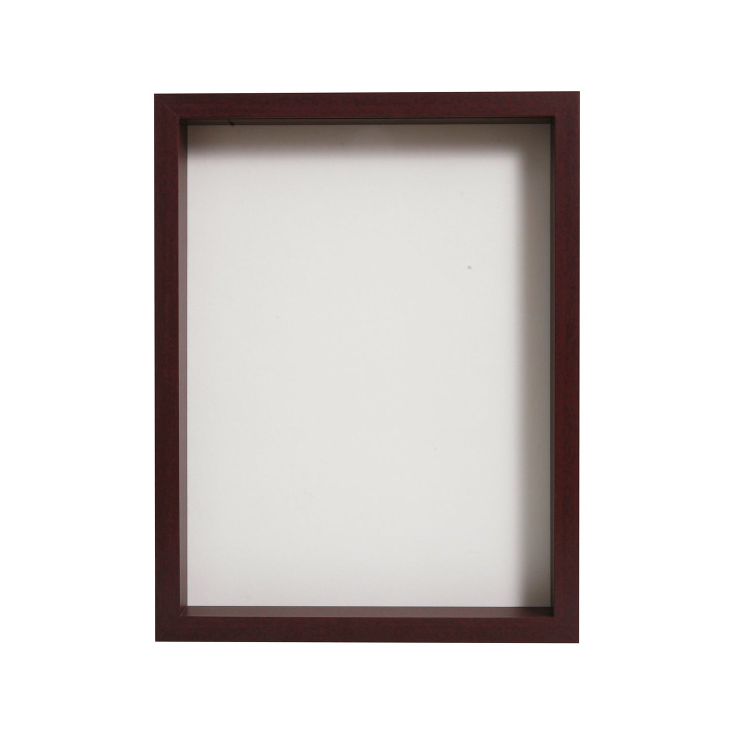 12" x 16” Mahogany MDF Wood Shadow Box Frame