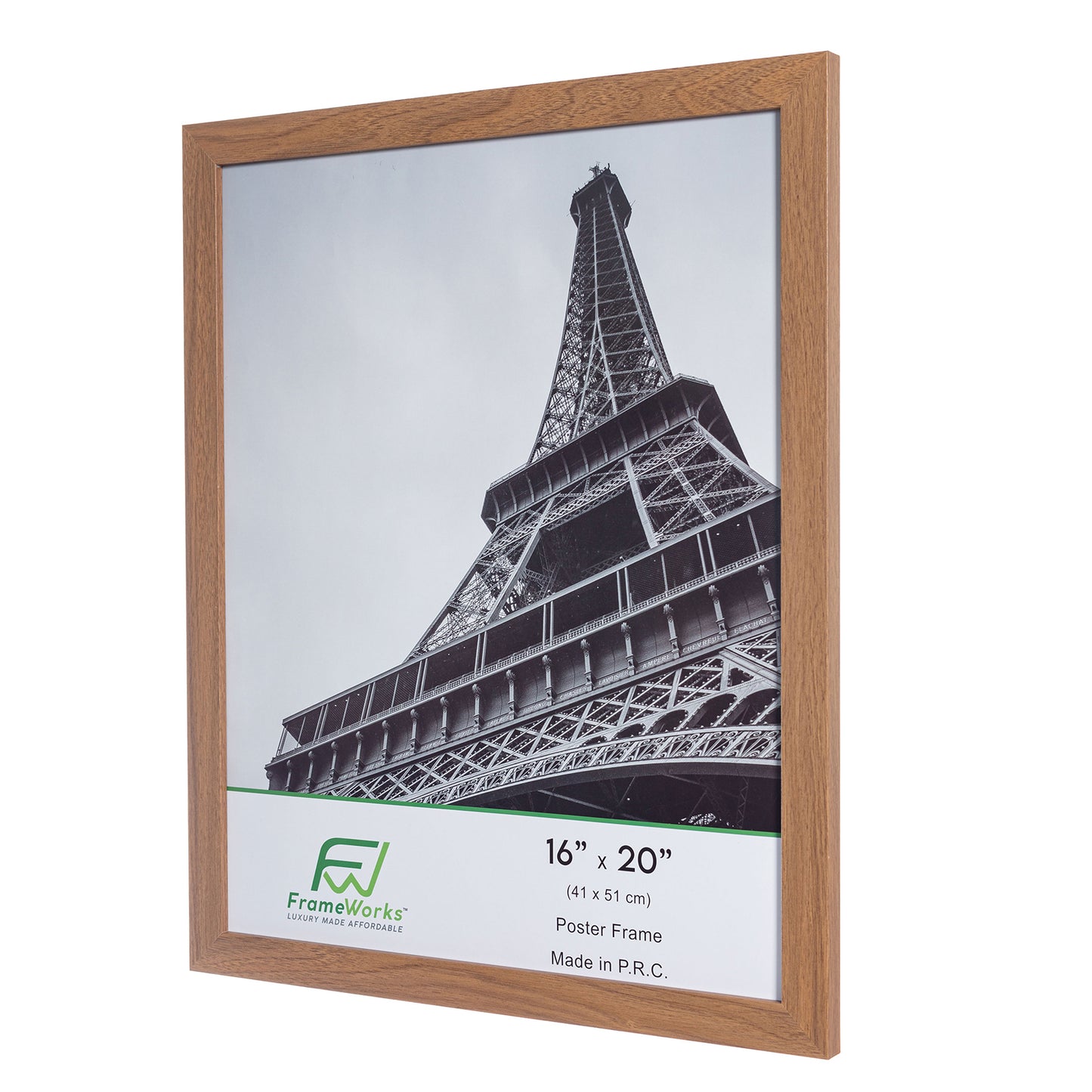 16" x 20" Light Oak Wood 2-Pack Back-Loading Poster Frames