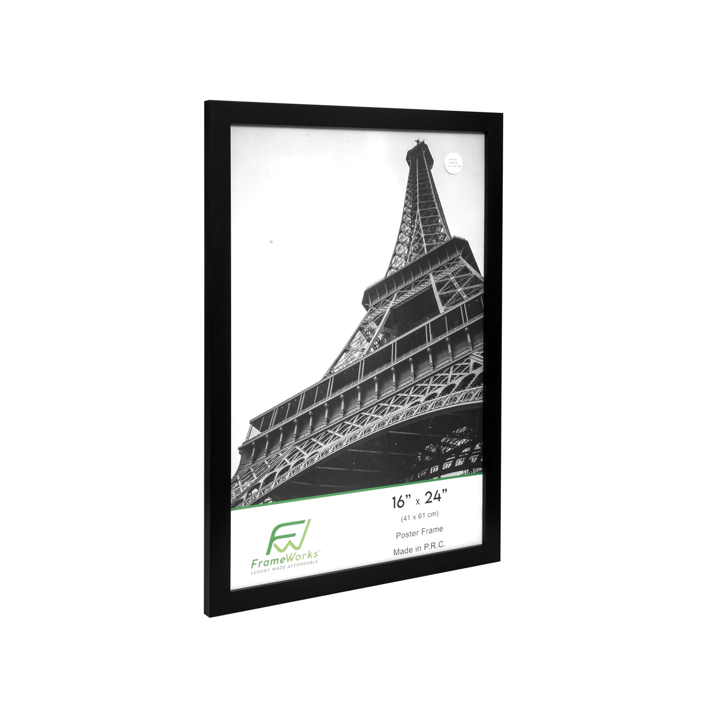 16" x 24" Black MDF Wood Multi-Pack Back-Loading Poster Frames