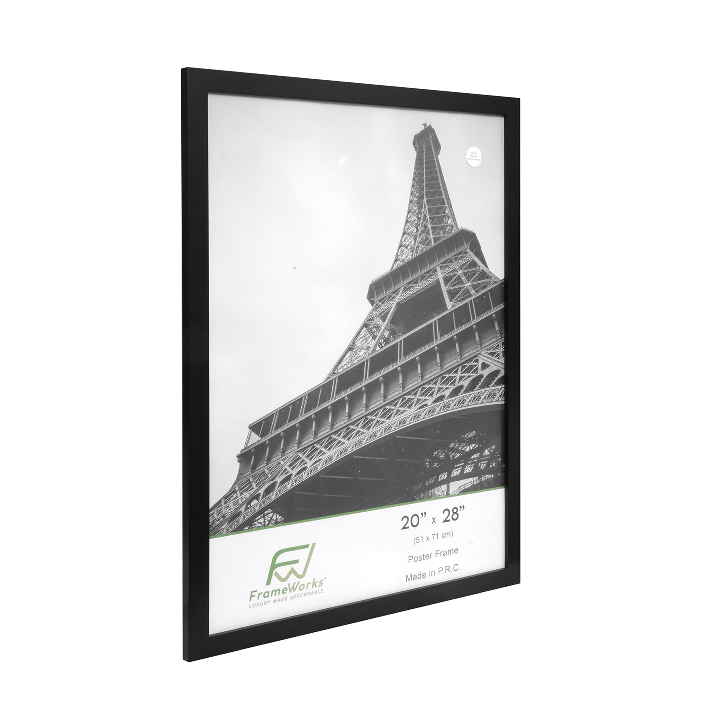 20" x 28" Black MDF Wood Multi-Pack Back-Loading Poster Frames