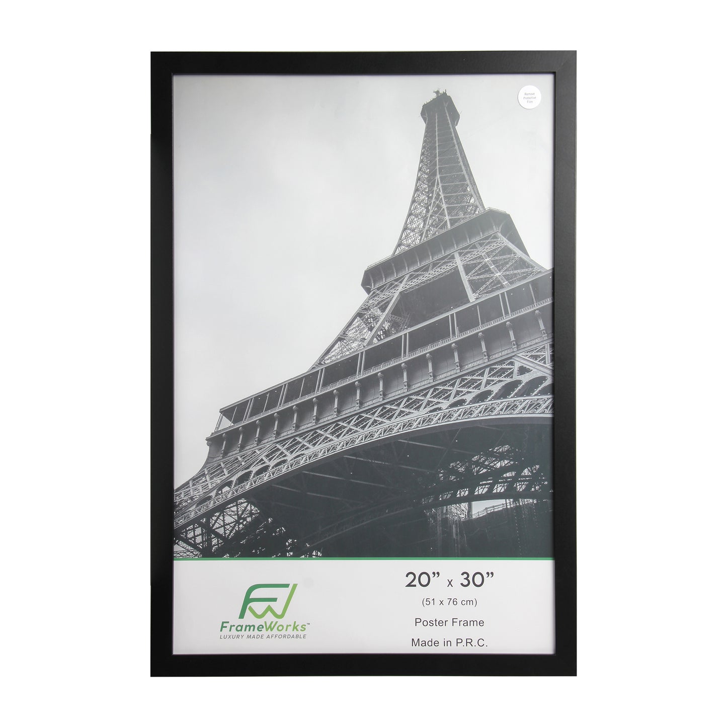 20" x 30" Black Wood 2-Pack Back-Loading Poster Frames