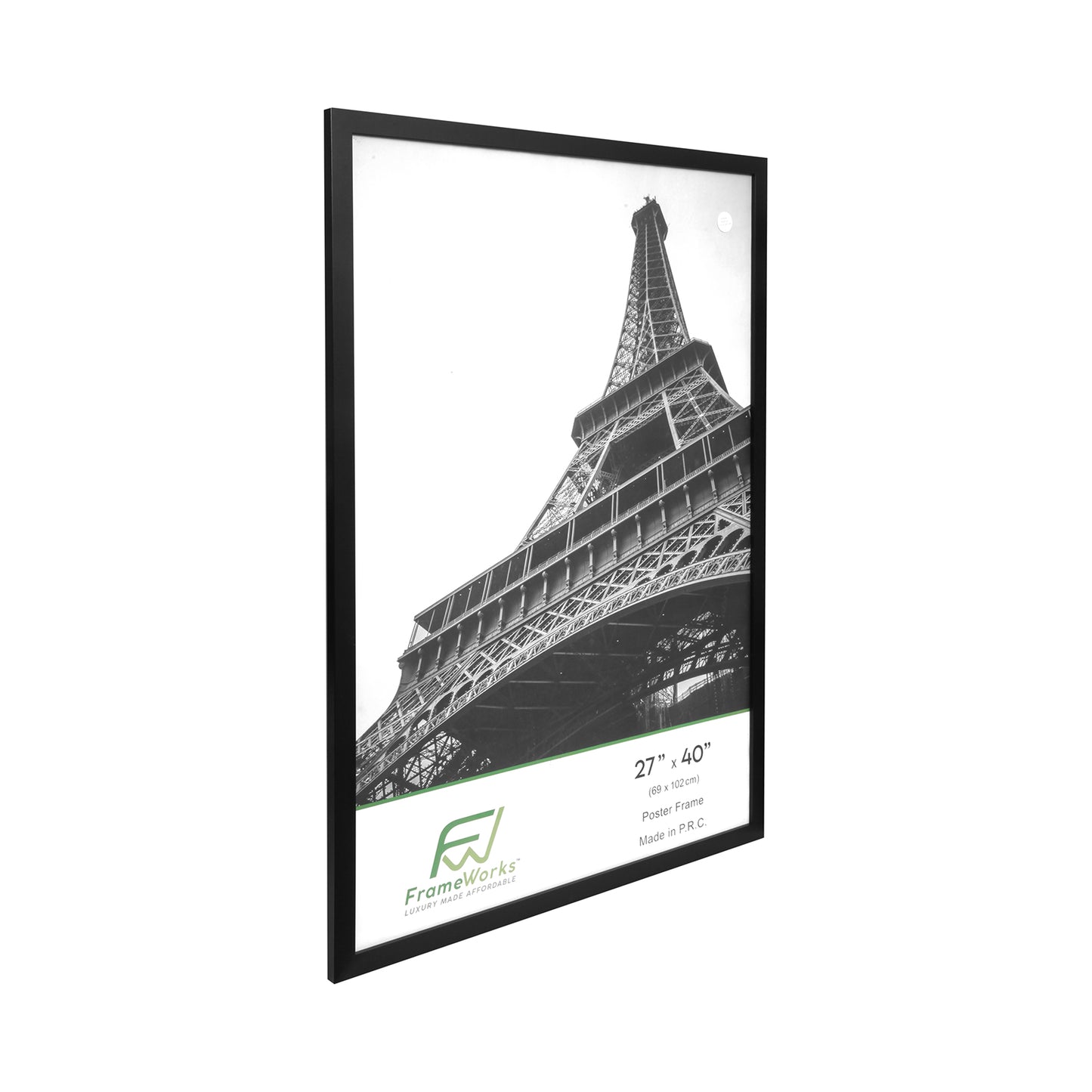 27" x 40" Black MDF Wood Multi-Pack Back-Loading Poster Frames