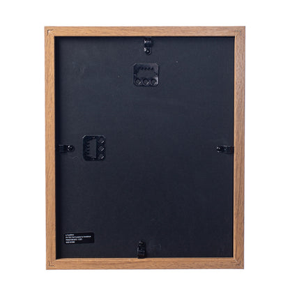 8.5” x 11” Light Oak Wood Shadow Box Frame