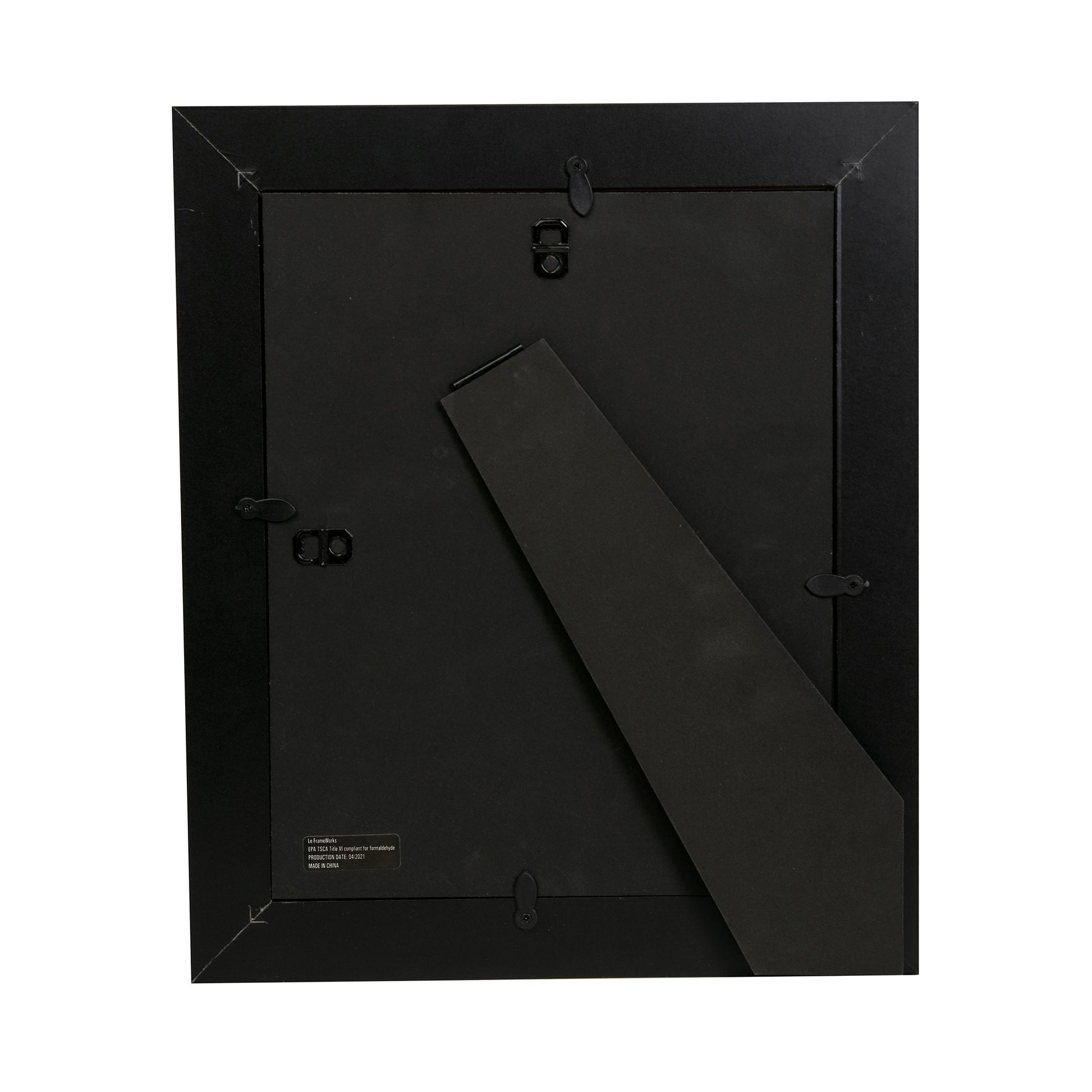 4 x 6 Black MDF Wood Multi-Pack Picture Frames with Molded Edges