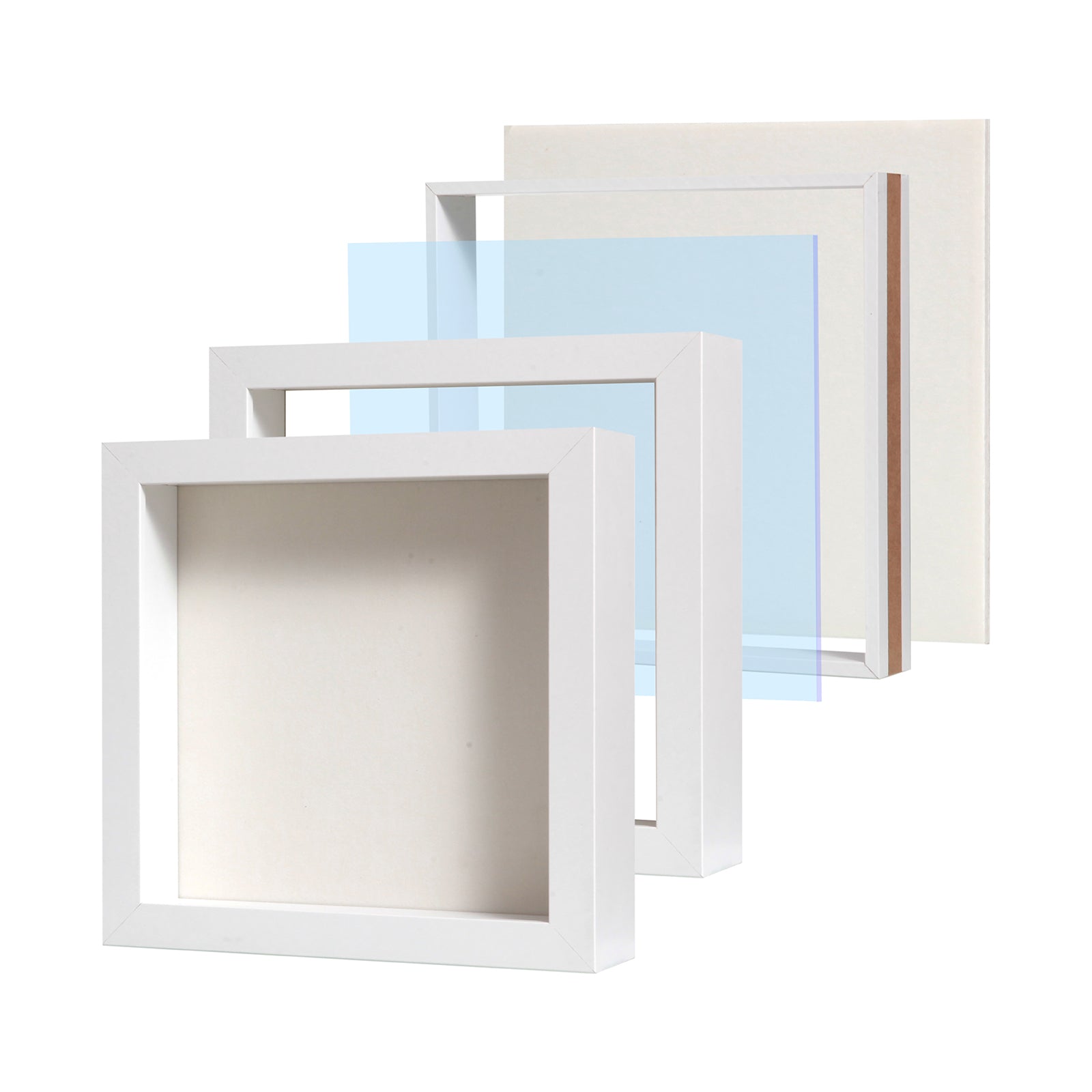 8 x 10 White MDF Wood Multi-Pack Picture Frames with Molded Edges, 5 –  FrameWorks